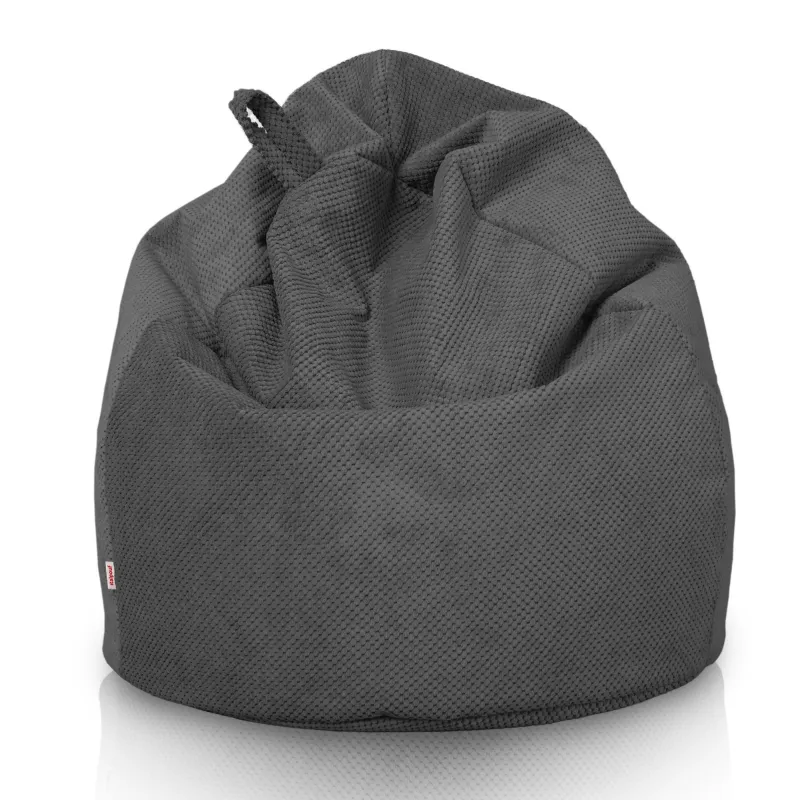 Kinder-Sitzsack L - Struktur-Velours Dot – Ansicht 17