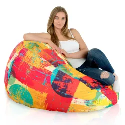 Riesensitzsack XXL für Erwachsene - Premium Print-Stoff – Ansicht 14