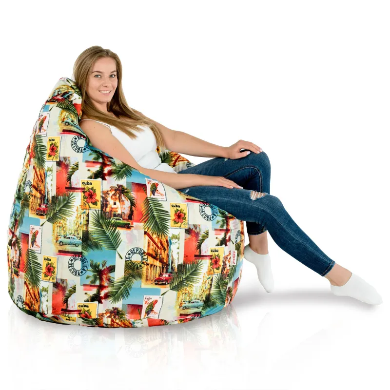 Riesensitzsack XXL für Erwachsene - Premium Print-Stoff – Ansicht 114