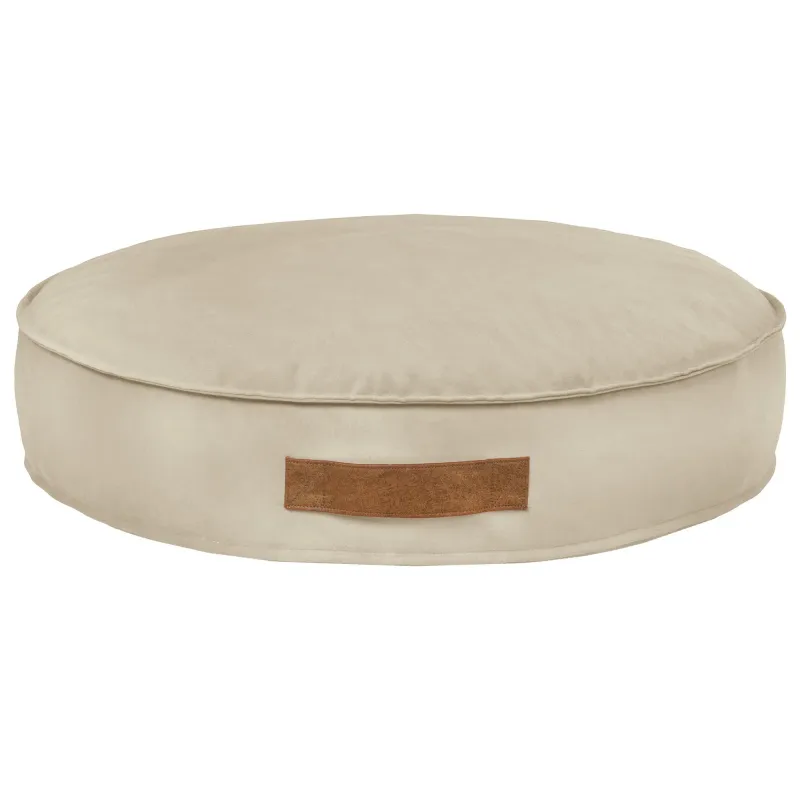 Rundes Hundebett und Katzenbett 80 cm - Soft-Velours