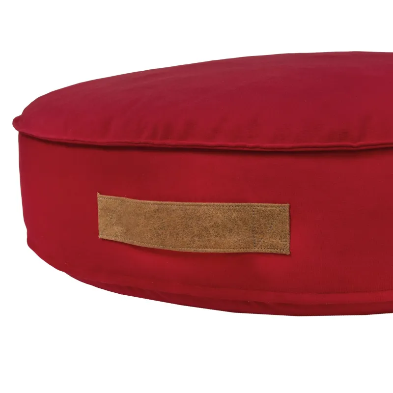 Rundes Hundebett und Katzenbett 80 cm - Soft-Velours – Ansicht 8