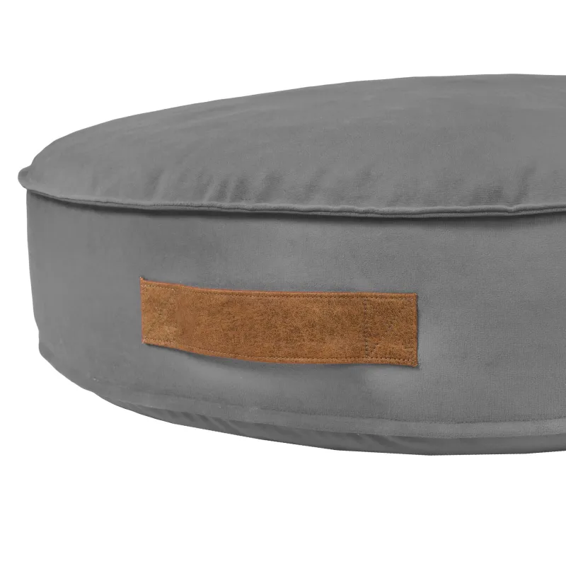 Rundes Hundebett und Katzenbett 80 cm - Soft-Velours – Ansicht 16