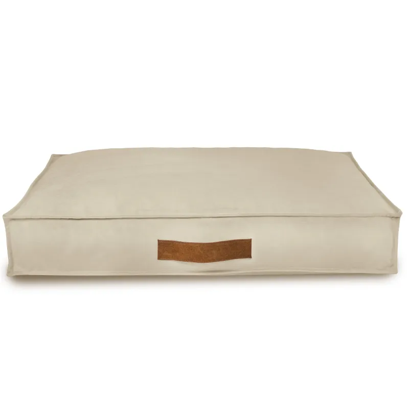 Rechteckiges Hundebett und Katzenbett 65x90 cm - Soft-Velours – Ansicht 2