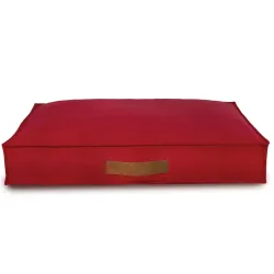 Rechteckiges Hundebett und Katzenbett 65x90 cm - Soft-Velours – Ansicht 10