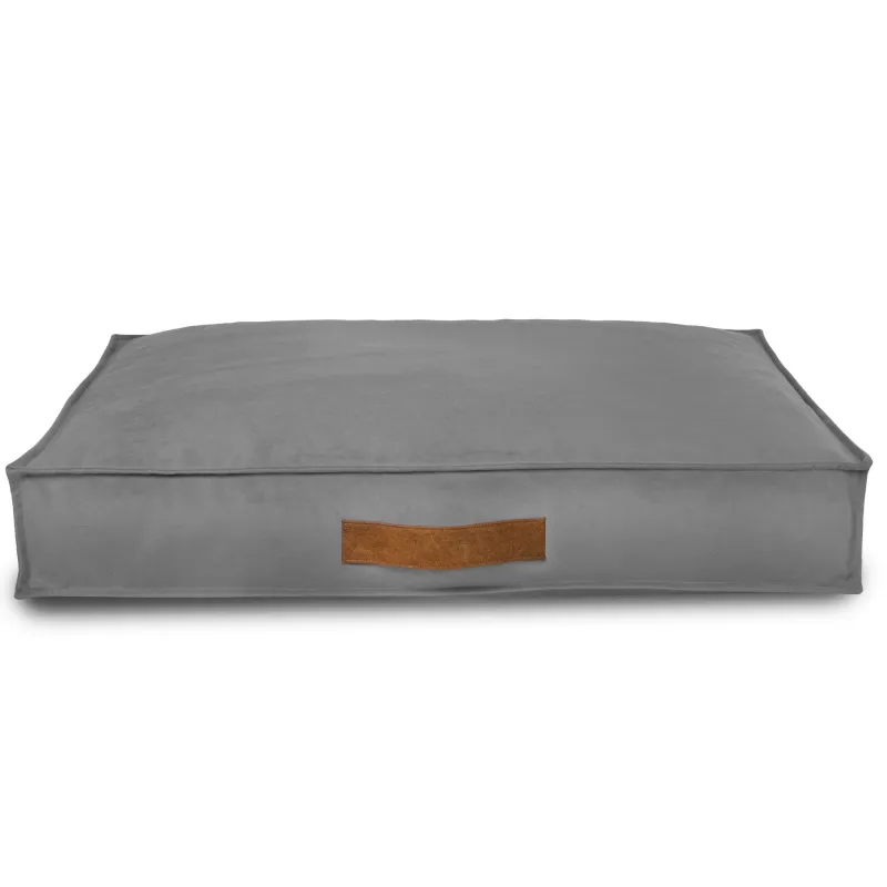 Rechteckiges Hundebett und Katzenbett 65x90 cm - Soft-Velours – Ansicht 16