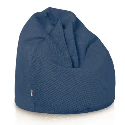 Kinder-Sitzsack - Struktur-Velours Dot