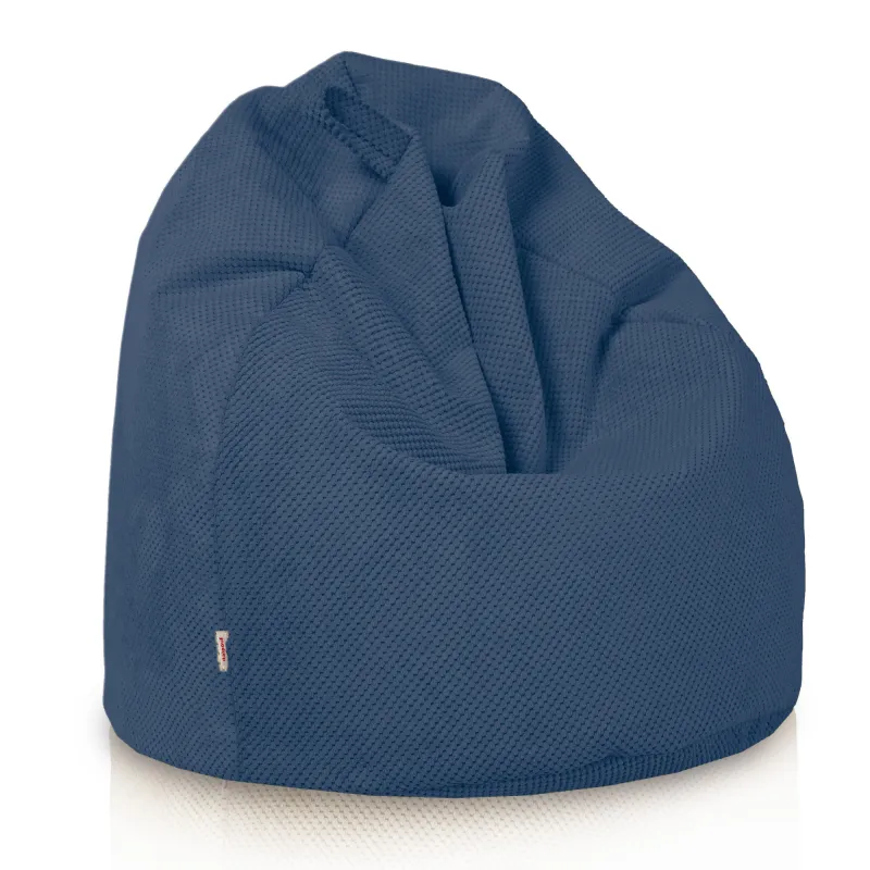Kinder-Sitzsack L - Struktur-Velours Dot – Ansicht 22