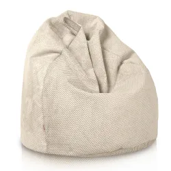 Kinder-Sitzsack - Struktur-Velours Dot