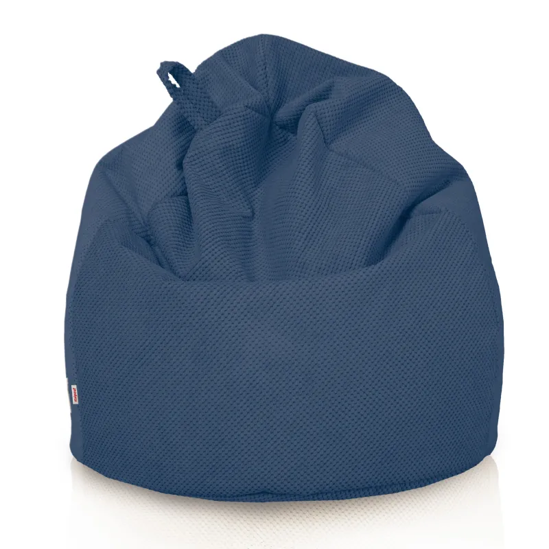 Kinder-Sitzsack L - Struktur-Velours Dot – Ansicht 24