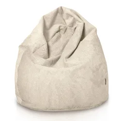 Sitzsack XL Klassik -Struktur-Velours Dot – Ansicht 31