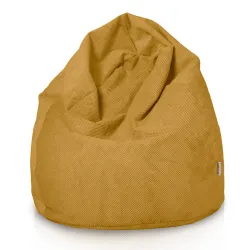 Sitzsack XL Klassik -Struktur-Velours Dot – Ansicht 34