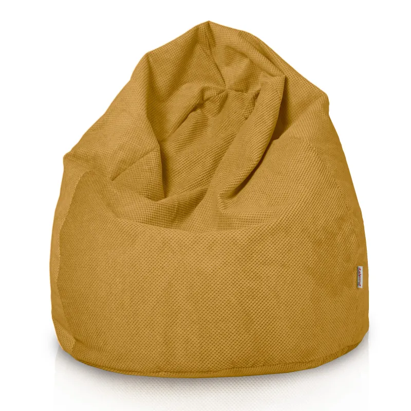Sitzsack XL Klassik -Struktur-Velours Dot – Ansicht 34
