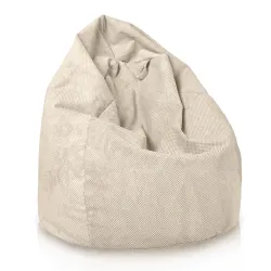Sitzsack Klassik -Struktur-Velours Dot