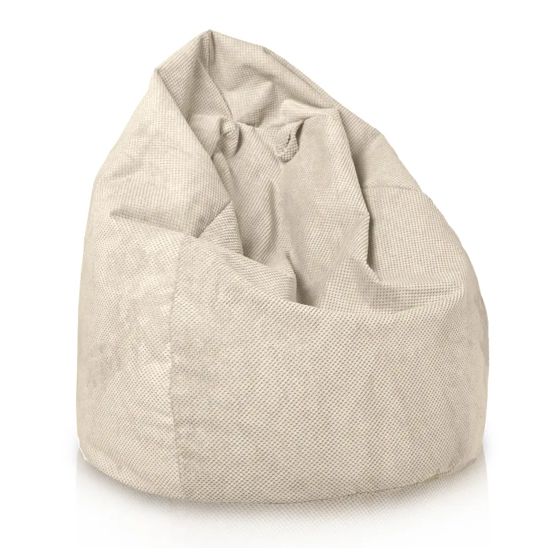 Sitzsack XL Klassik -Struktur-Velours Dot – Ansicht 29