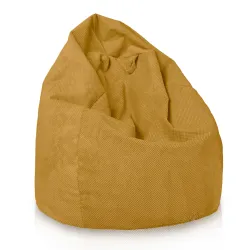 Sitzsack Klassik -Struktur-Velours Dot