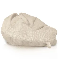 Sitzsack XL Klassik -Struktur-Velours Dot – Ansicht 30