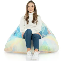Boden-Sitzsack XL Bermuda - Premium Print-Stoff – Ansicht 40