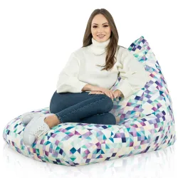 Boden-Sitzsack XL Bermuda - Premium Print-Stoff – Ansicht 41