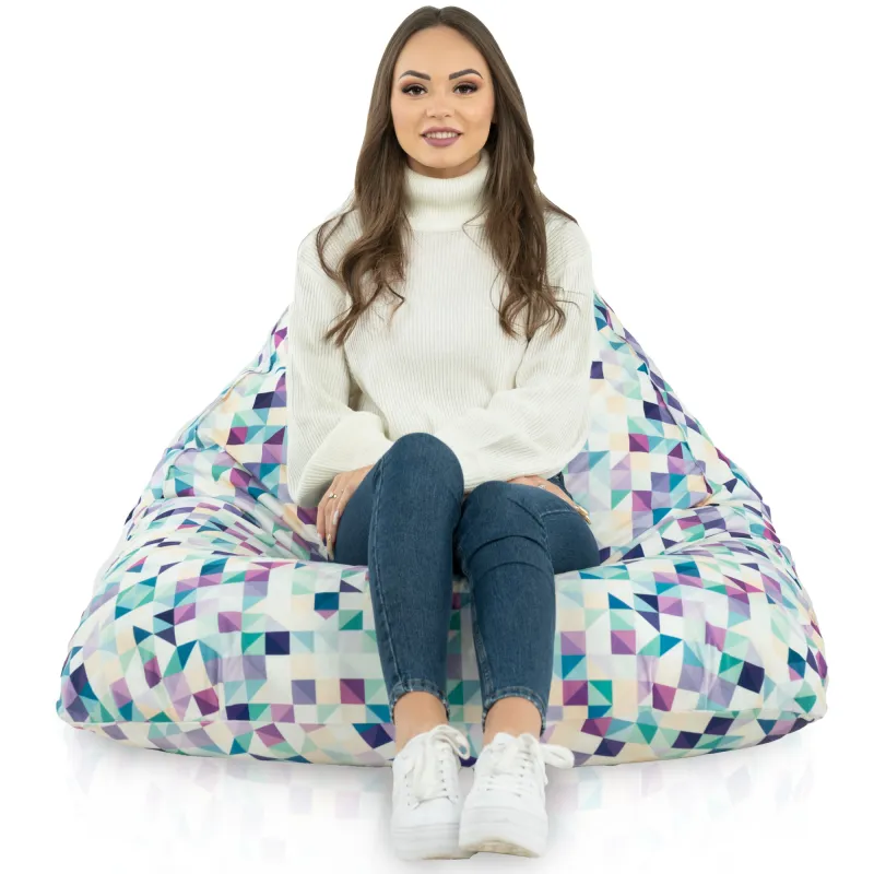 Boden-Sitzsack XL Bermuda - Premium Print-Stoff – Ansicht 59