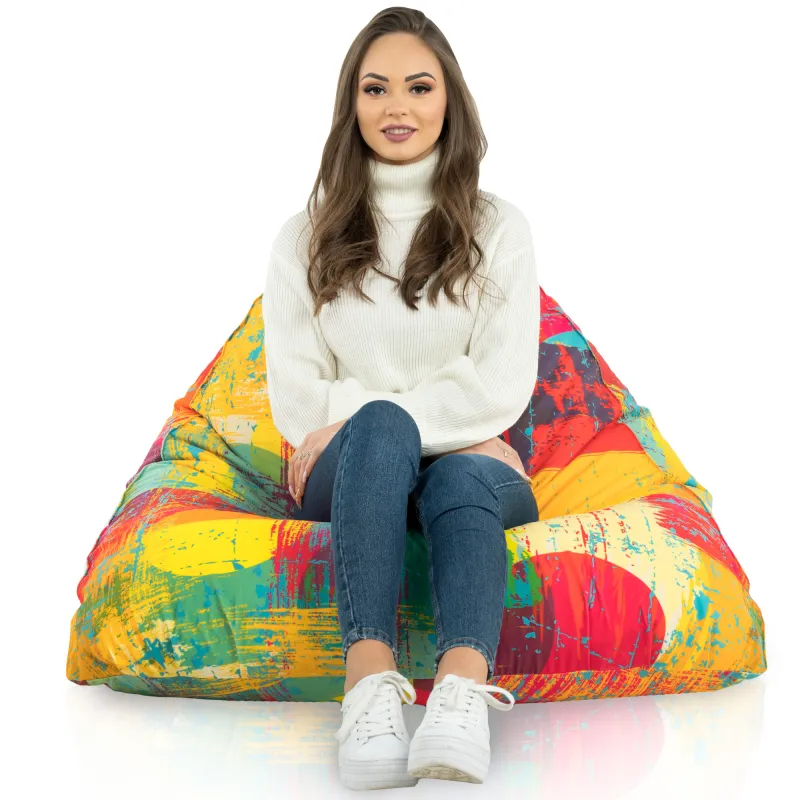 Boden-Sitzsack XL Bermuda - Premium Print-Stoff – Ansicht 44