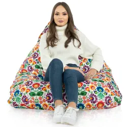 Boden-Sitzsack XL Bermuda - Premium Print-Stoff – Ansicht 45