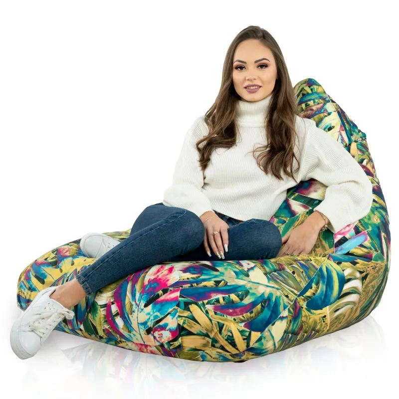 Boden-Sitzsack XL Bermuda - Premium Print-Stoff – Ansicht 46