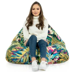 Boden-Sitzsack XL Bermuda - Premium Print-Stoff – Ansicht 62