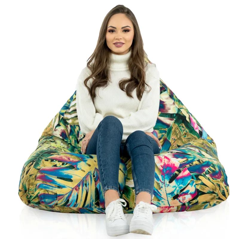 Boden-Sitzsack XL Bermuda - Premium Print-Stoff – Ansicht 62