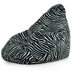 Sitzsack mit Rückenlehne XXL Drop - Premium Print-Stoff