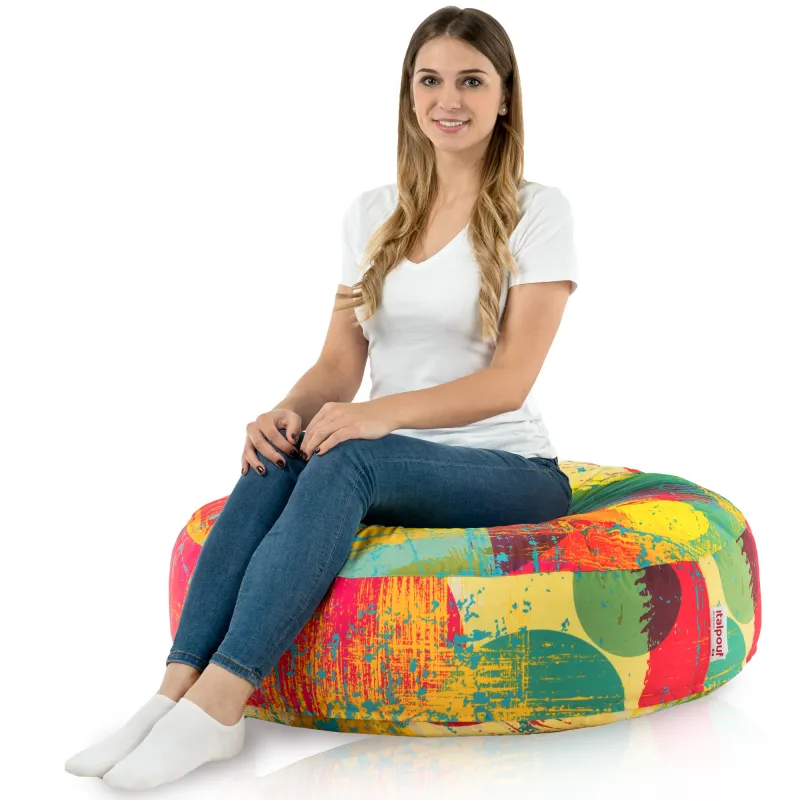 Rundes Bodenkissen - Outdoor Pro Garten Wasserdicht – Ansicht 2