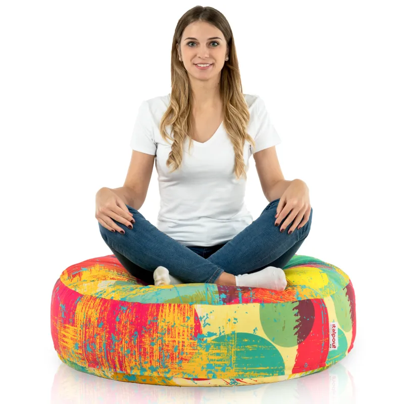Rundes Bodenkissen - Outdoor Pro Garten Wasserdicht – Ansicht 3