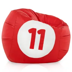 Sitzsack Bilardkugel 8 Kunstleder