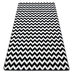 Teppich SKETCH - creme/schwarz - Zickzack