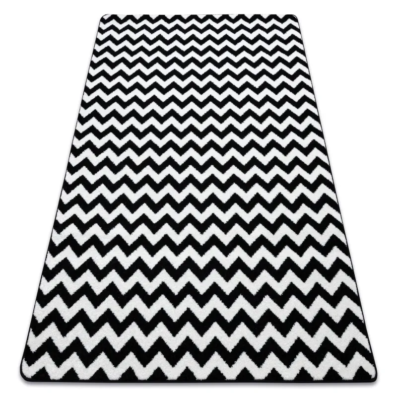 Teppich SKETCH - F561 creme/schwarz - Zickzack