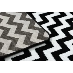 Teppich SKETCH - F561 creme/schwarz - Zickzack