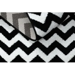 Teppich SKETCH - F561 creme/schwarz - Zickzack