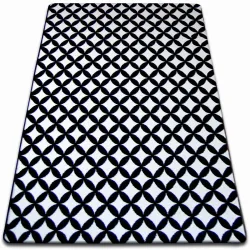 Teppich SKETCH - creme/schwarz - Diamant