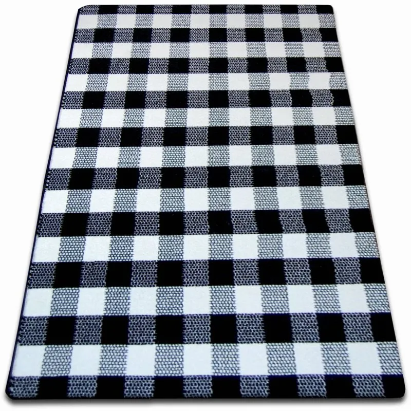 Teppich SKETCH - F759 creme/schwarz - kariert