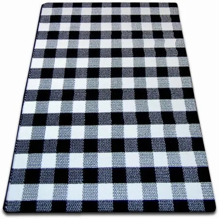 Teppich SKETCH - F759 creme/schwarz - kariert