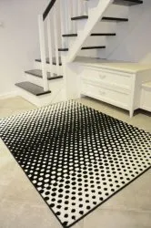 Teppich SKETCH - F762 creme/schwarz - dots