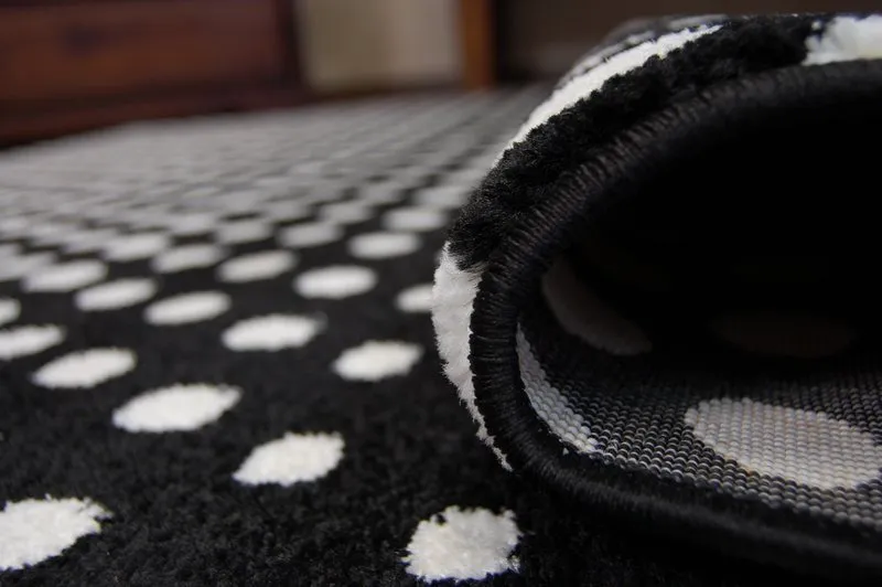 Teppich SKETCH - F762 creme/schwarz - dots