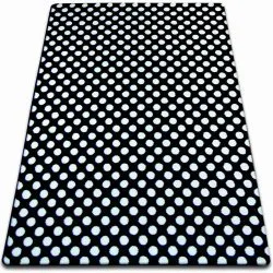 Teppich SKETCH - schwarz / creme - dots