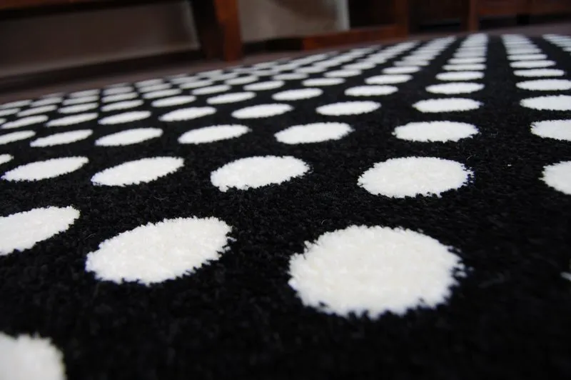 Teppich SKETCH - F764 schwarz / creme - dots