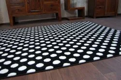 Teppich SKETCH - F764 schwarz / creme - dots
