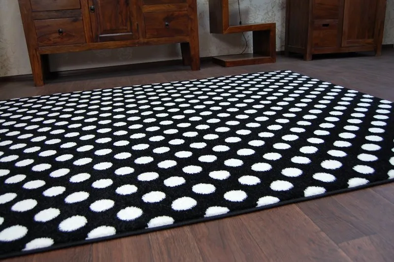 Teppich SKETCH - F764 schwarz / creme - dots