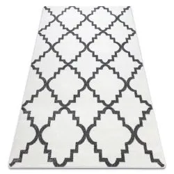 Teppich SKETCH - creme/grau trellis