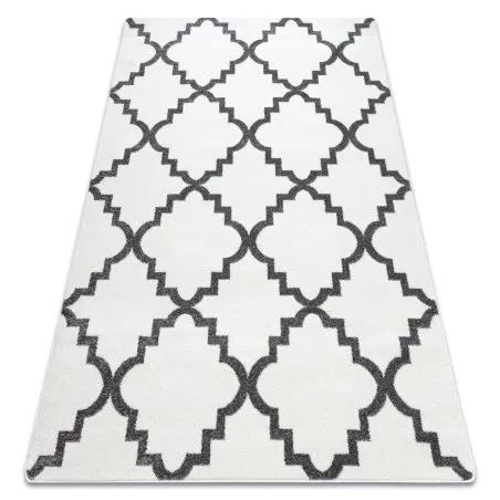 Teppich SKETCH - F343 creme/grau trellis