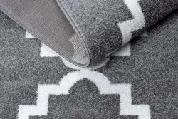 Teppich SKETCH - F343 grau /weiß trellis