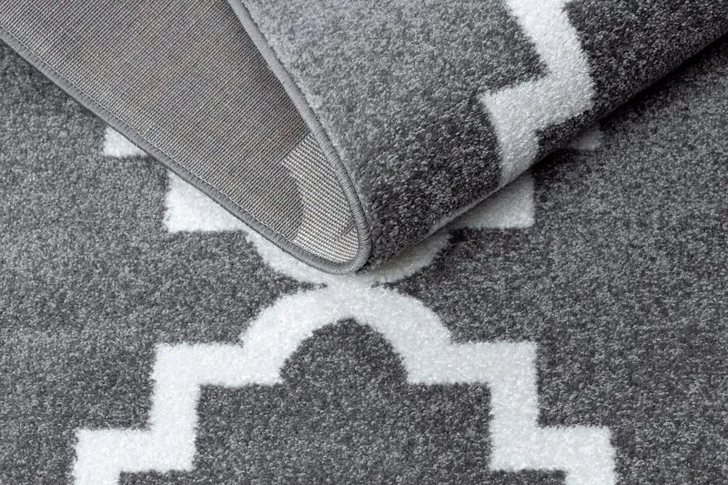 Teppich SKETCH - F343 grau /weiß trellis