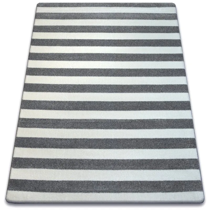 Teppich SKETCH - F758 grau/weiß - Gestreift